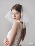 Shoulder Length Ivory Wedding Veils ACC1048-SheerGirl