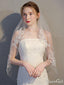Simmple Short Wedding Veil Lace Mantilla Veils ACC1060