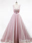 Simple Dusty Rose Cheap Prom Dresses Organza Sweet 15 Quinceanera Dresses APD3460