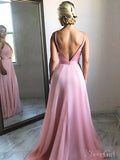 Simple Formal Dress Spaghetti Strap Pink Cheap Prom Dresses ARD2118-SheerGirl