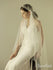 Simple Knee Length Ivory Tulle Juliet Cap Veils ACC1056-SheerGirl