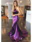 Simple Mermaid Prom Dresses Spaghetti Strap Formal Dresses ARD2339
