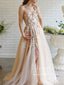 Single Shoulder Sweetheart Neckline 3D Flower Decorated A Line Prom Dress ARD2603