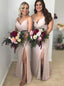 Spaghetti Strap Simple Bridesmaid Dresses Plus Size Bridesmaid Dress ARD1751