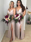 Spaghetti Strap Simple Bridesmaid Dresses Plus Size Bridesmaid Dress ARD1751