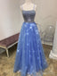 Špagetový pásek Třpytivé plesové šaty Korálkové dlouhé plesové šaty ARD2142