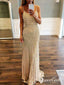 Spaghetti Strap Sweetheart Neck Mermaid Prom Dresses,Shiny Pageant Dresses APD2797