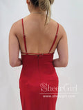 Spaghetti Straps Sweetheart Neckline Maxi Mermaid Backless Long Prom Dress ARD2714-SheerGirl