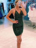 Sparkly Homecoming Dress Sequins Short Prom Dress ARD2743-SheerGirl