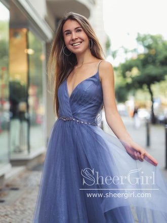 Sparkly Layered Tulle Prom Dress Ball Gown Party Dress ARD2757-SheerGirl