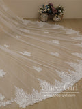 Starfish Lace Cathedral Veil Bridal Veil Wedding Veil ACC1186-SheerGirl