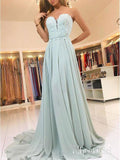 Strapless Cheap Long Prom Dresses with Sweetheart Neck, Bridesmaid Dresses APD2171-SheerGirl