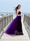 Strapless V Neck Mermaid Velvet Prom Dress with Removable Tulle Train ARD2732-SheerGirl
