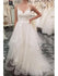 Summer Maternity Beach Wedding Dresses Lace Applique Organza Cheap Wedding Dresses AWD1040-SheerGirl