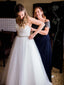 Sweetheart Neck Ball Gown Wedding Dresses with Rhinestone Sash AWD1289