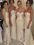 Sweetheart Neck Mermaid Bridesmaid Dresses Ivory Sexy Bridesmaid Dresses ARD1183-SheerGirl