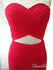 Sweetheart Neck Simple Cheap Red Mermaid Prom Dresses APD2855-SheerGirl