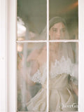 Traditional Drop Veils Ivory Tulle & Lace Wedding Veil ACC1053-SheerGirl