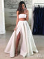 Two-Pieces Composite Fabric Prom Dresses Ivory Special Party Dresses ARD2458