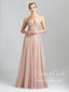 Unlined Bodice Sweetheart Neckline Prom Gown Lace Applique A-Line Sparkly Tulle Prom Dress ARD2585