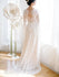 V Neck Lace-up Mermaid Back Bridal Dresses Ivory Lace Trumpet Sleevese Wedding Gowns AWD1611-SheerGirl