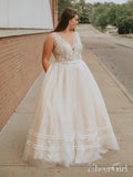 V Neck Plus Size Prom Dresses Lace Bodice Princess Ball Gown ARD2017-SheerGirl