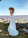 Vintage Lace Sheath Wedding Dress with Chapel Train AWD1860-SheerGirl