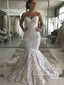 Vintage Lace Wedding Dresses Sweetheart Neck Mermaid Wedding Dress AWD1501