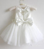 White Rustic Flower Girl Dress Lace Baby Flower Girl Dresses ARD1297-SheerGirl
